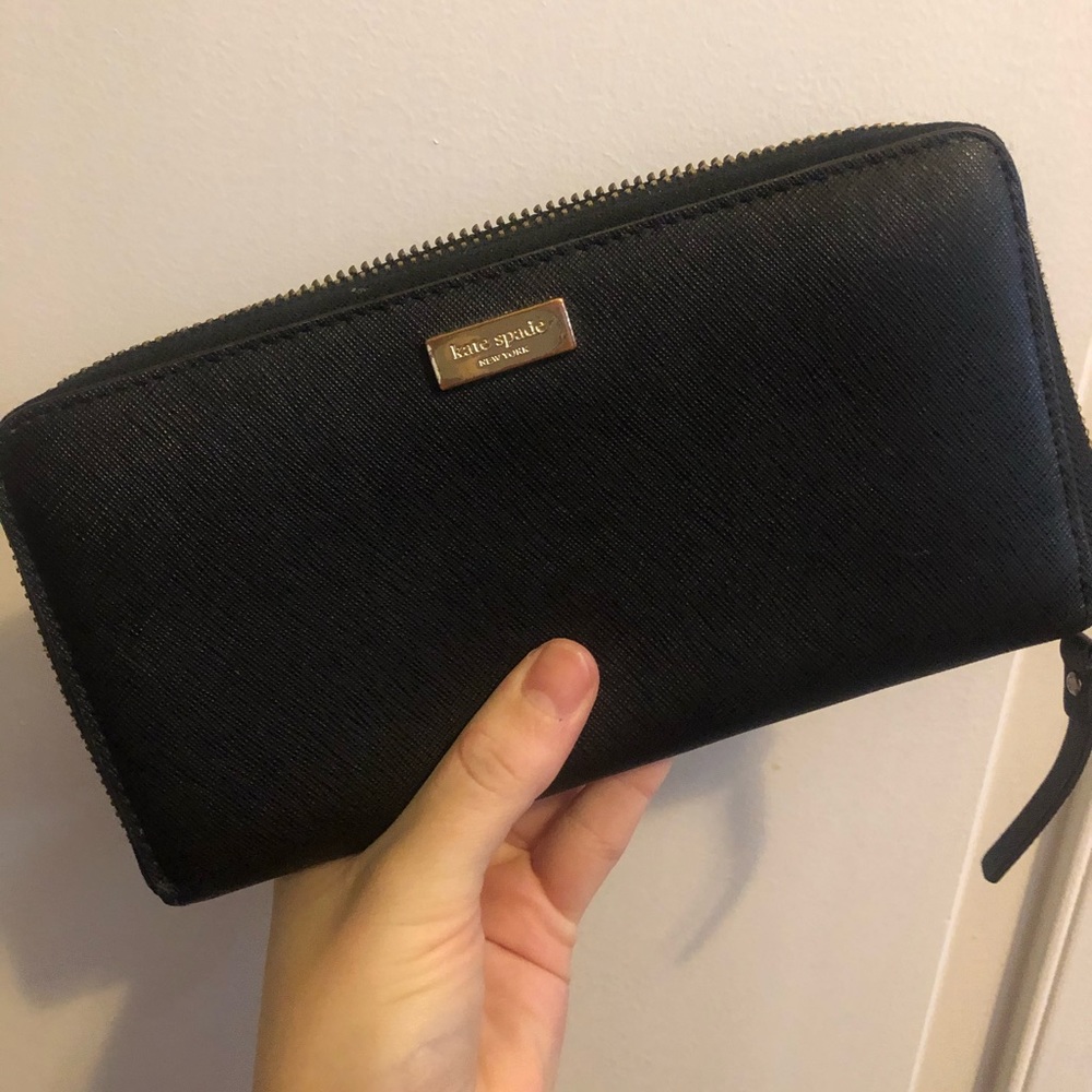 Kate Spade Black Continental Wallet